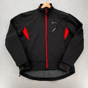 Rockbros Windproof Cycling Jacket Men XL Black Red Softshell Gorpcore Techwear